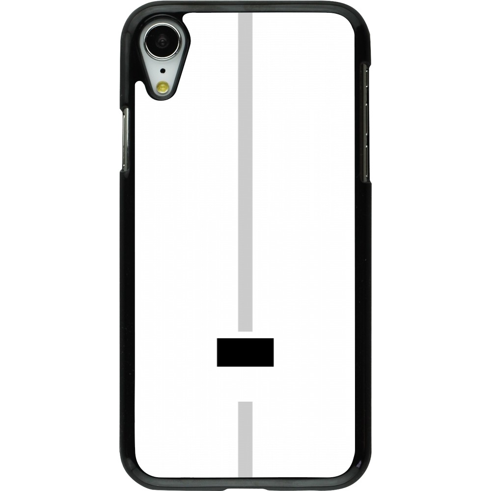 Coque iPhone XR - Canton FR blanc