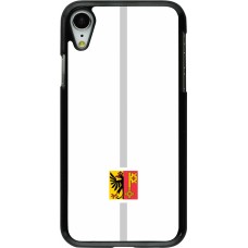Coque iPhone XR - Canton GE blanc