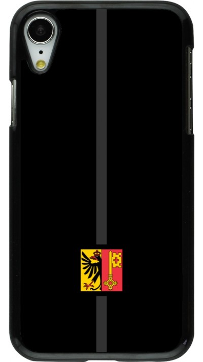 iPhone XR Case Hülle - Kanton GE schwarz