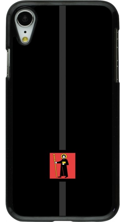 iPhone XR Case Hülle - Kanton GL schwarz
