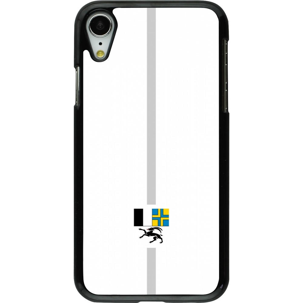 Coque iPhone XR - Canton GR blanc