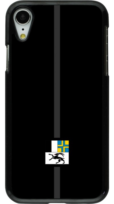 iPhone XR Case Hülle - Kanton GR schwarz