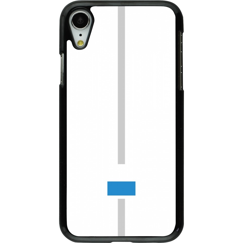 Coque iPhone XR - Canton LU blanc
