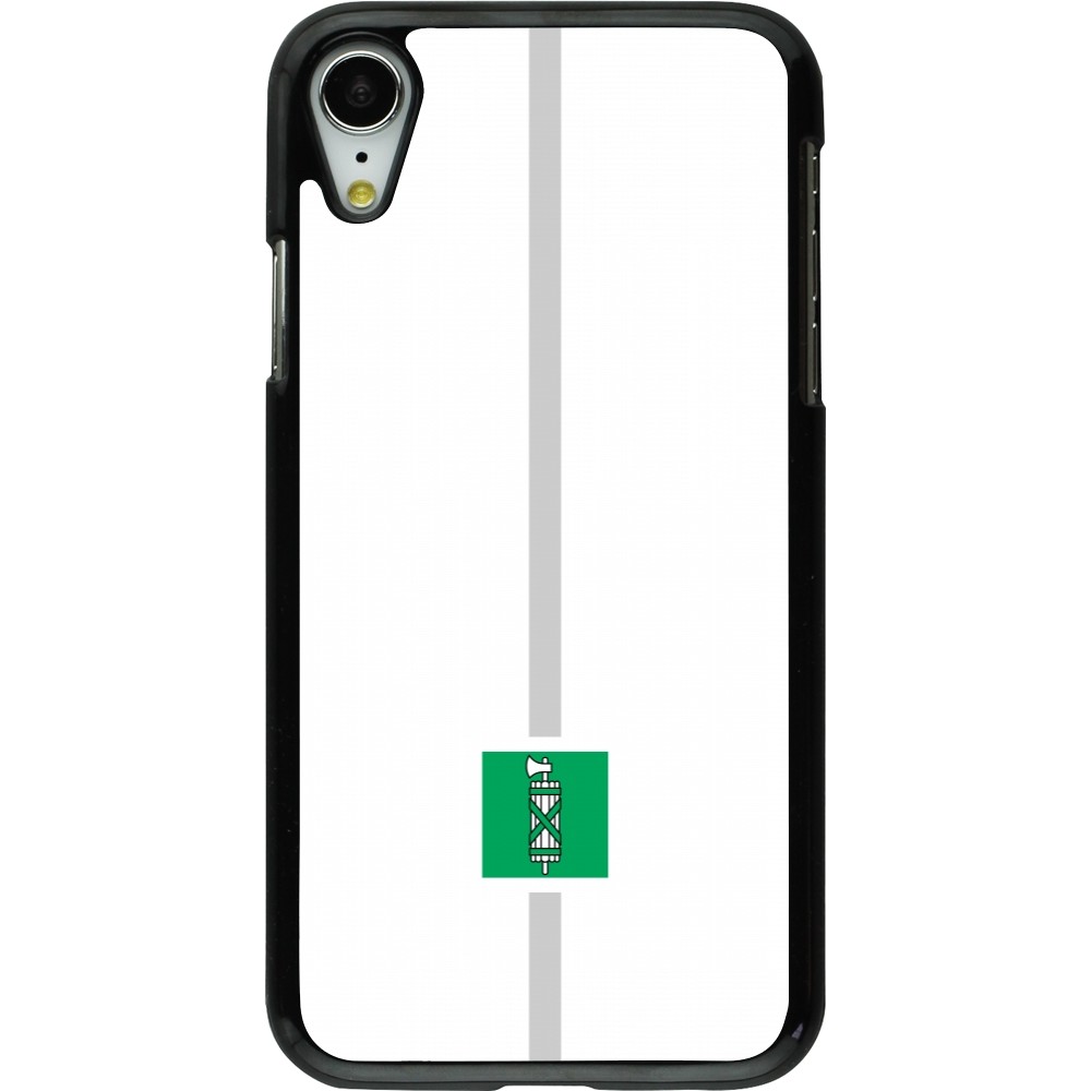 Coque iPhone XR - Canton SG blanc