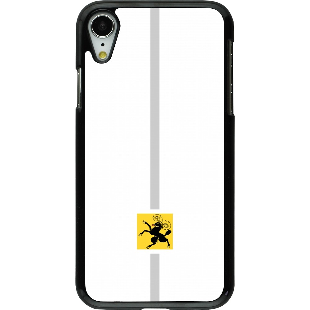 Coque iPhone XR - Canton SH blanc