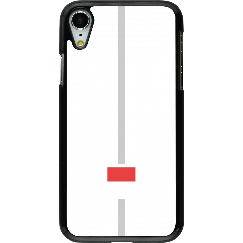 Coque iPhone XR - Canton SO blanc