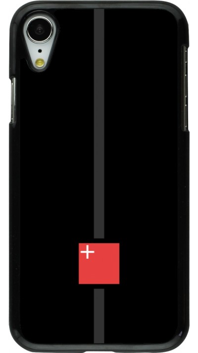 iPhone XR Case Hülle - Kanton SZ schwarz