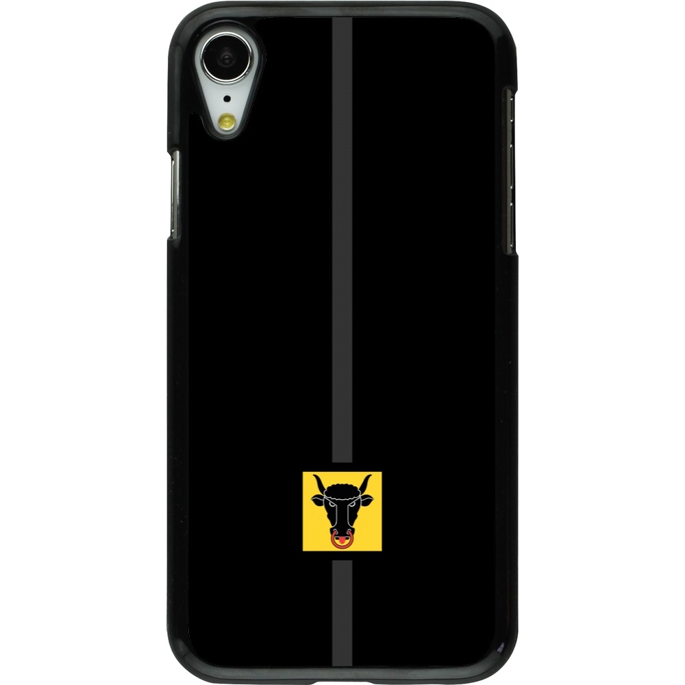 Coque iPhone XR - Canton UR noir