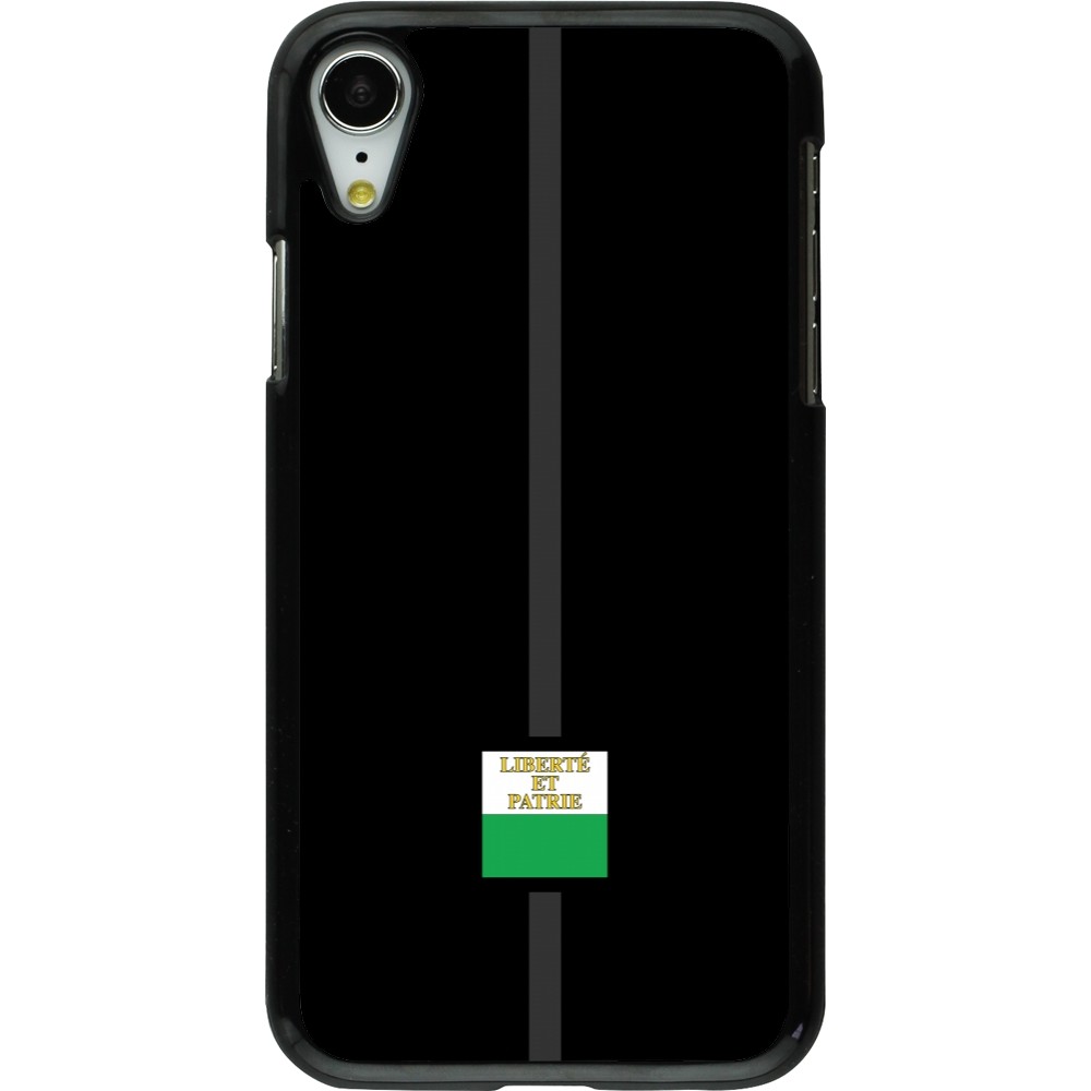 Coque iPhone XR - Canton VD noir