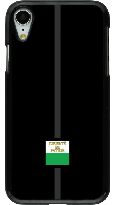 iPhone XR Case Hülle - Kanton VD schwarz
