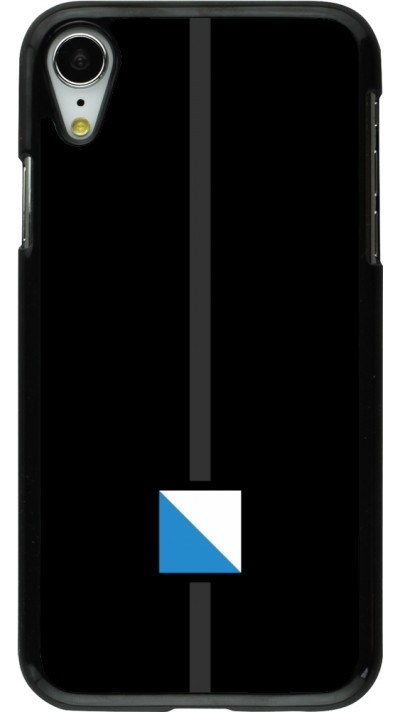 iPhone XR Case Hülle - Kanton ZH schwarz