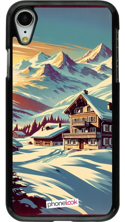 iPhone XR Case Hülle - Chalet Berg verschneit iPhone XR Case Hülle - Chalet Berg verschneit