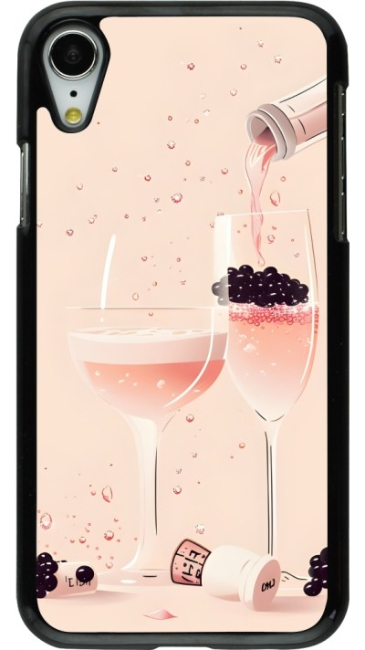 iPhone XR Case Hülle - Champagne Pouring Pink iPhone XR Case Hülle - Champagne Pouring Pink