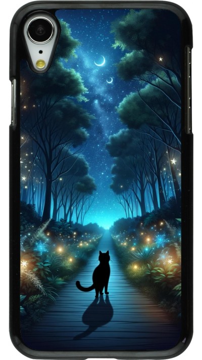 iPhone XR Case Hülle - Schwarze Katze Spaziergang iPhone XR Case Hülle - Schwarze Katze Spaziergang
