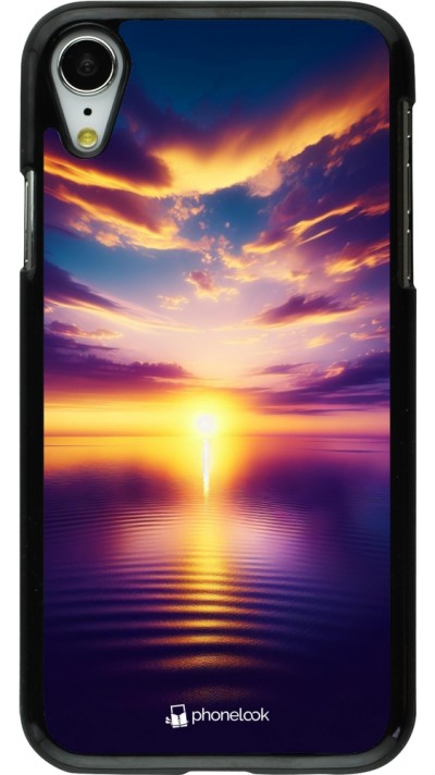iPhone XR Case Hülle - Sonnenuntergang gelb violett iPhone XR Case Hülle - Sonnenuntergang gelb violett