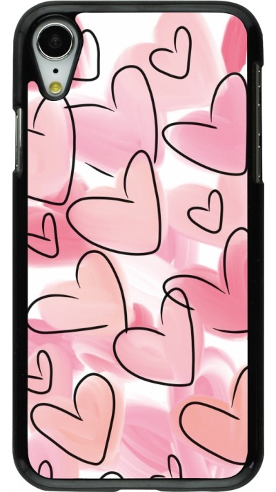 iPhone XR Case Hülle - Easter 2023 pink hearts iPhone XR Case Hülle - Easter 2023 pink hearts