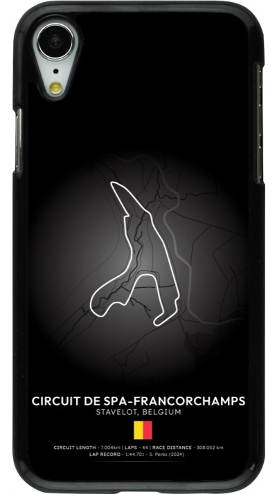 iPhone XR Case Hülle - F1 Track 2025 Belgium iPhone XR Case Hülle - F1 Track 2025 Belgium