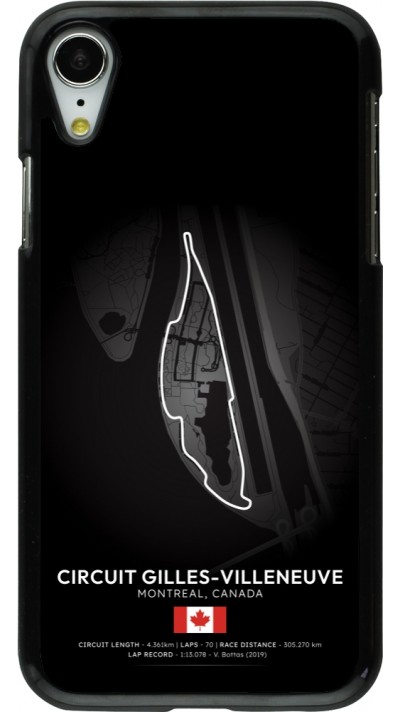iPhone XR Case Hülle - F1 Track 2025 Canada iPhone XR Case Hülle - F1 Track 2025 Canada