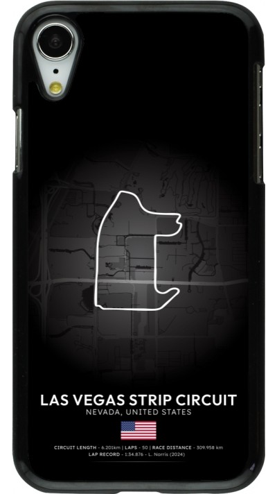 iPhone XR Case Hülle - F1 Track 2025 Las Vegas iPhone XR Case Hülle - F1 Track 2025 Las Vegas
