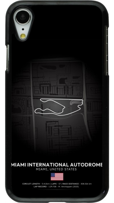 iPhone XR Case Hülle - F1 Track 2025 Miami iPhone XR Case Hülle - F1 Track 2025 Miami