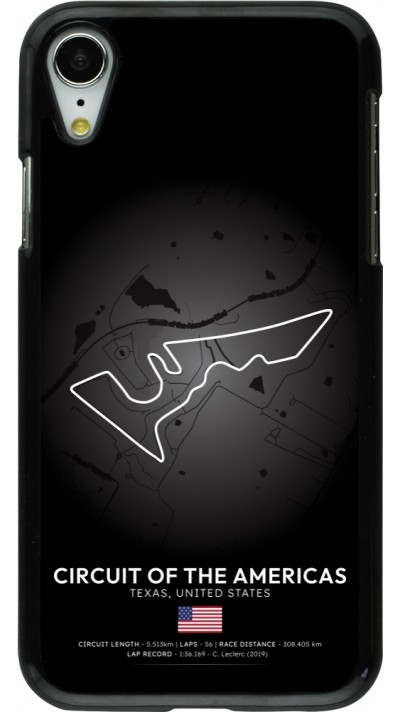 iPhone XR Case Hülle - F1 Track 2025 United States iPhone XR Case Hülle - F1 Track 2025 United States