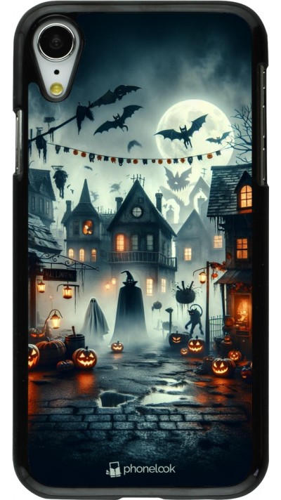 iPhone XR Case Hülle - Halloween Spukstadt iPhone XR Case Hülle - Halloween Spukstadt