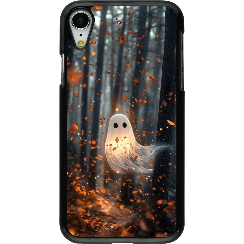 Coque iPhone XR - Halloween 2025 Ghost in the forest