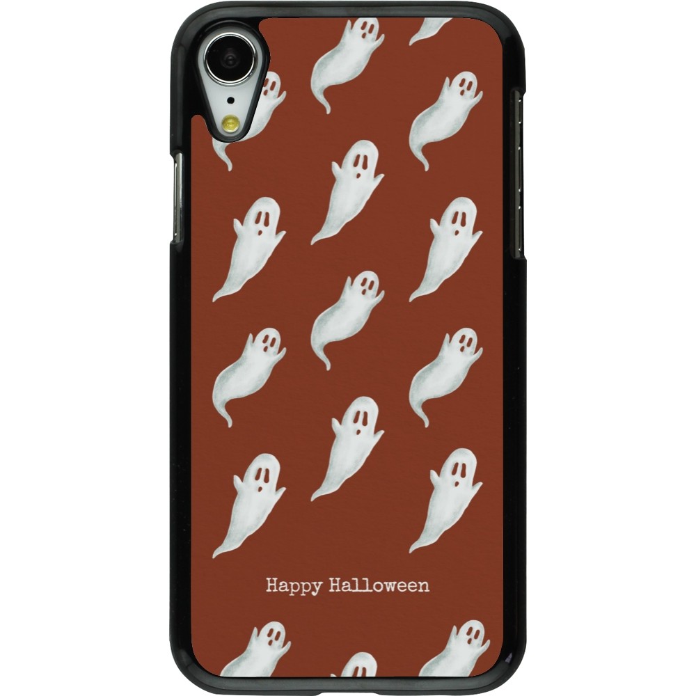 Coque iPhone XR - Halloween 2025 Pattern of ghosts