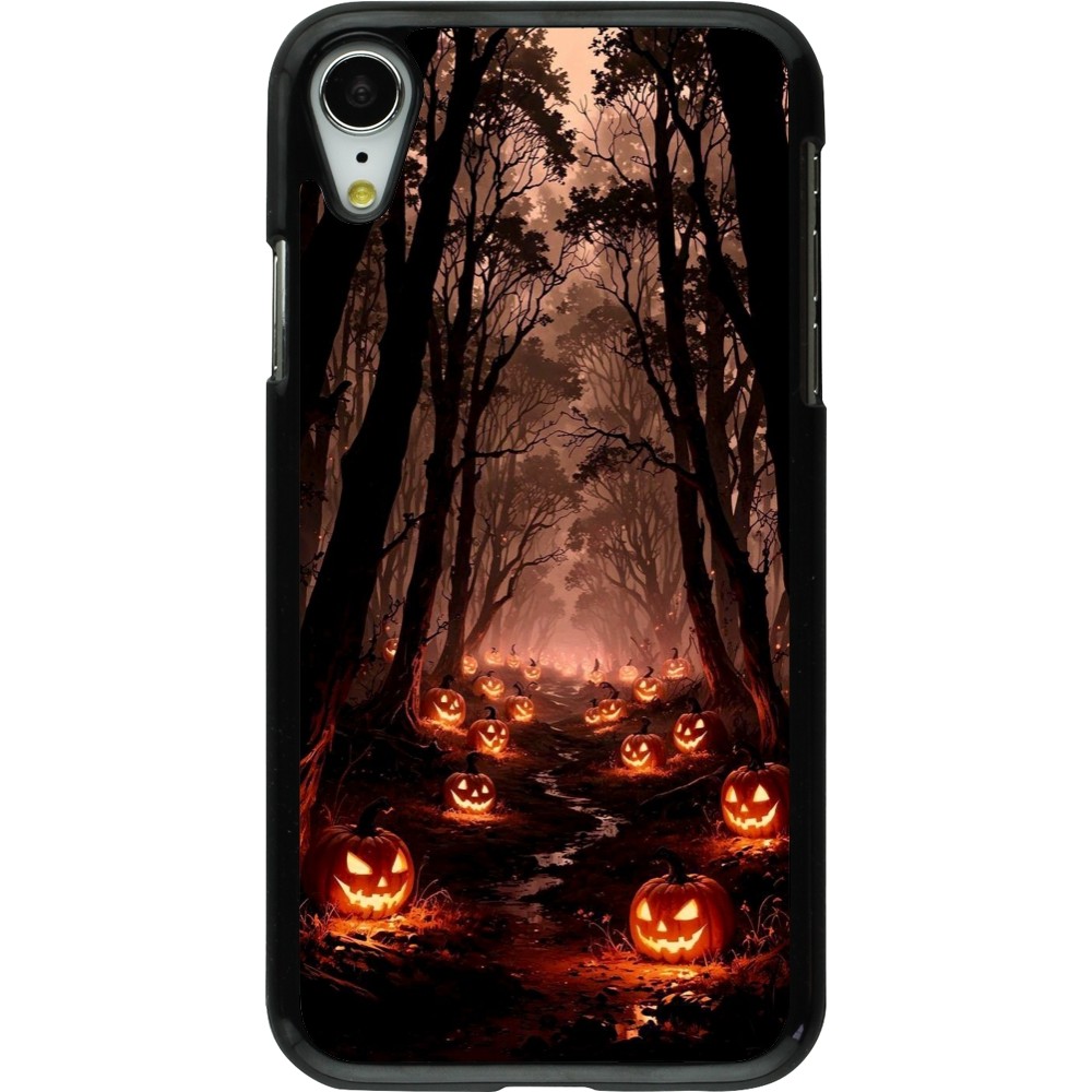 Coque iPhone XR - Halloween 2025 Road of Terrifying Pumpkins