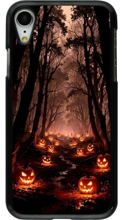 Coque iPhone XR - Halloween 2025 Road of Terrifying Pumpkins