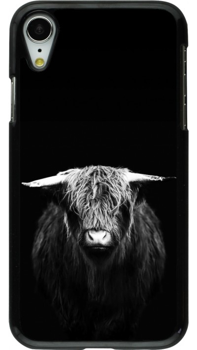 iPhone XR Case Hülle - Highland calf black iPhone XR Case Hülle - Highland calf black