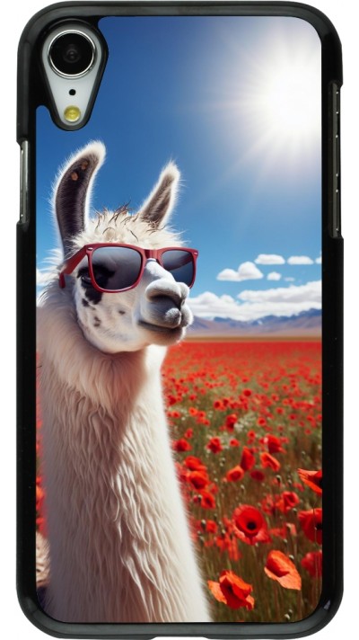 iPhone XR Case Hülle - Lama Chic in Mohnblume iPhone XR Case Hülle - Lama Chic in Mohnblume
