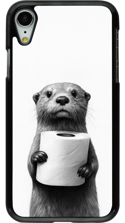 iPhone XR Case Hülle - Otter Toilettenpapier