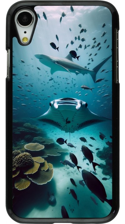 iPhone XR Case Hülle - Manta Lagune Reinigung iPhone XR Case Hülle - Manta Lagune Reinigung
