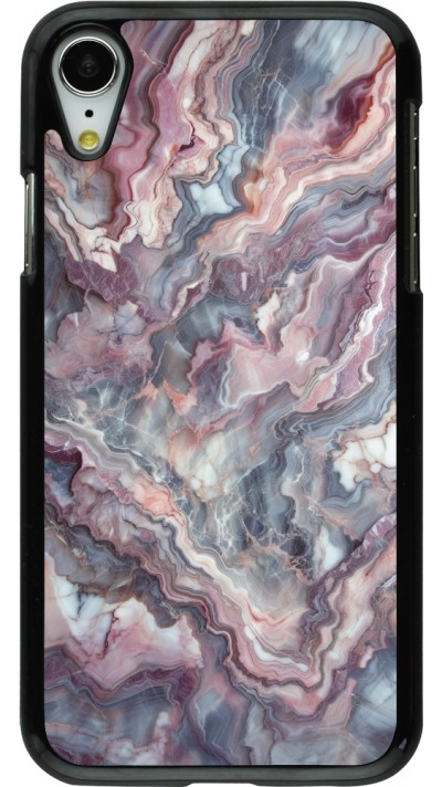 iPhone XR Case Hülle - Violetter silberner Marmor iPhone XR Case Hülle - Violetter silberner Marmor