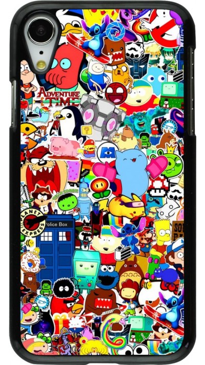 Coque iPhone XR - Mixed cartoons