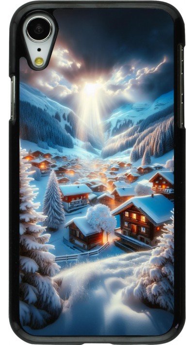 iPhone XR Case Hülle - Berg Schnee Licht iPhone XR Case Hülle - Berg Schnee Licht