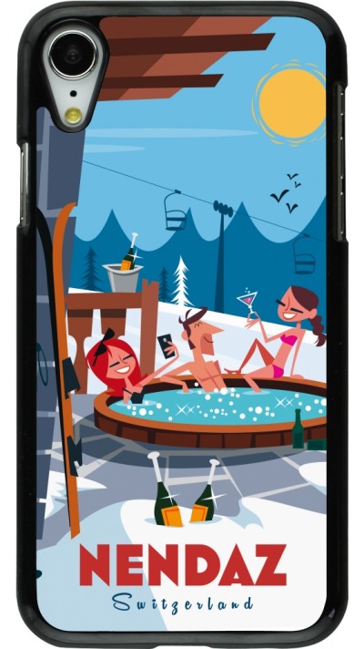 iPhone XR Case Hülle - Nendaz Mountain Jacuzzi iPhone XR Case Hülle - Nendaz Mountain Jacuzzi