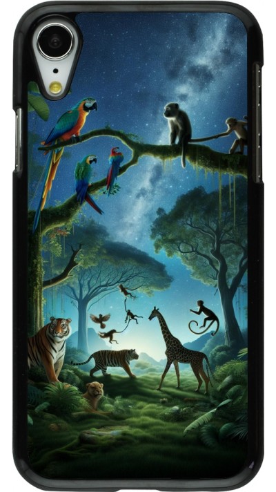 iPhone XR Case Hülle - Paradies der exotischen Tiere iPhone XR Case Hülle - Paradies der exotischen Tiere