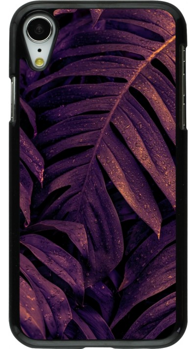 Coque iPhone XR - Purple Light Leaves Coque iPhone XR - Purple Light Leaves