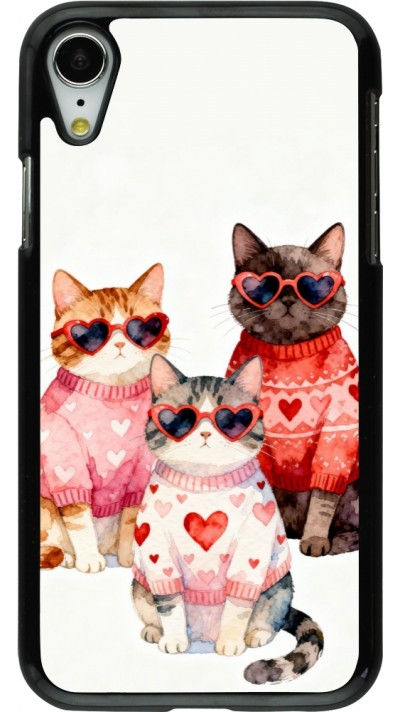 Coque iPhone XR - Saint Valentines Day 26 Cat Love
