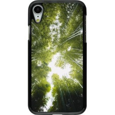 iPhone XR Case Hülle - Spring 23 forest blue sky