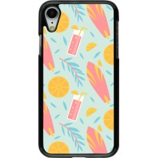 Coque iPhone XR - Summer 2025 Pattern citron
