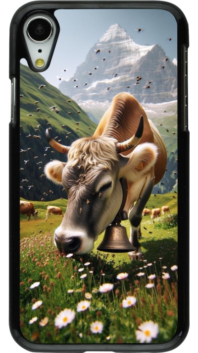 Coque iPhone XR - Vache montagne Valais