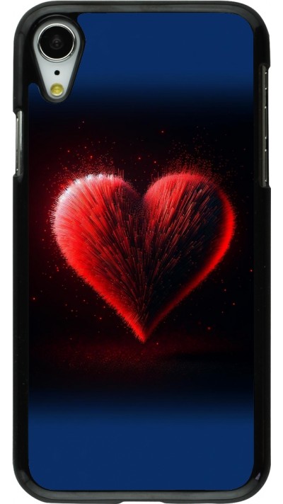 Coque iPhone XR - Valentine 2025 coeur rouge