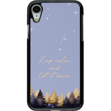 Coque iPhone XR - Winter 25 Winter illustration of trees