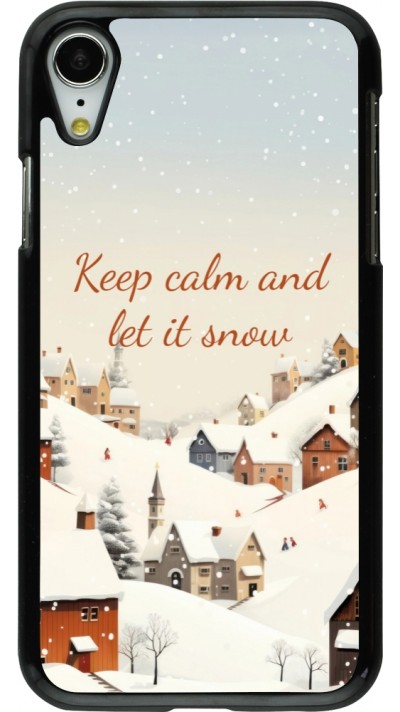 Coque iPhone XR - Winter 25 Winter Keep calm and let it snow