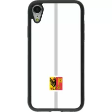 iPhone XR Case Hülle - Silikon schwarz Kanton GE weiss