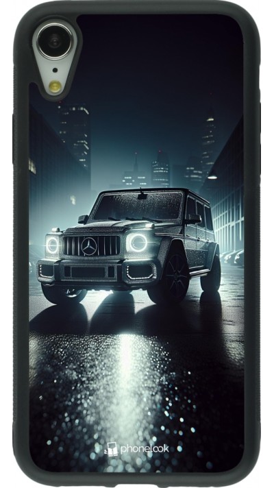 iPhone XR Case Hülle - Silikon schwarz Mercedes G AMG Nacht