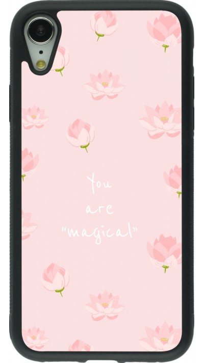 iPhone XR Case Hülle - Silikon schwarz Mom 2023 your are magical